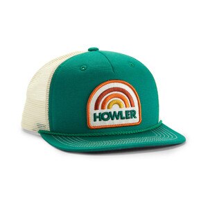 Howler Brothers Rainbow Structured Snapback Hat in Green